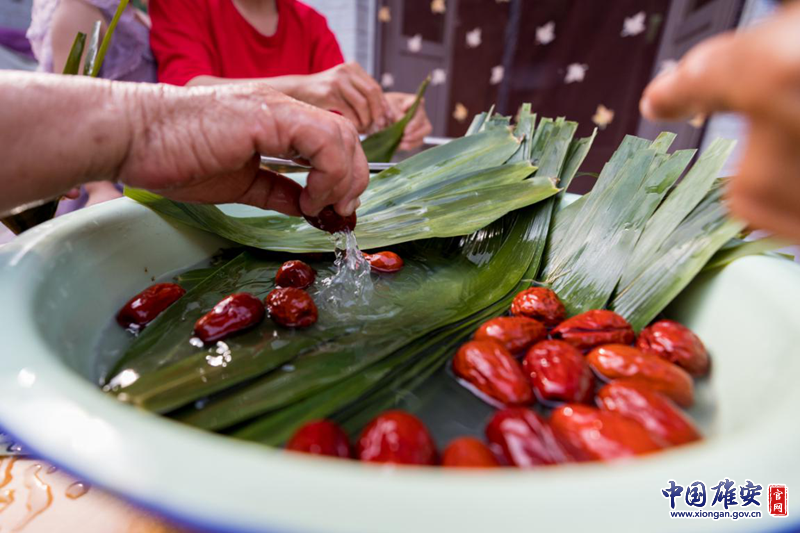 挑一颗香甜的枣子。中国雄安官网记者马梦迪 摄