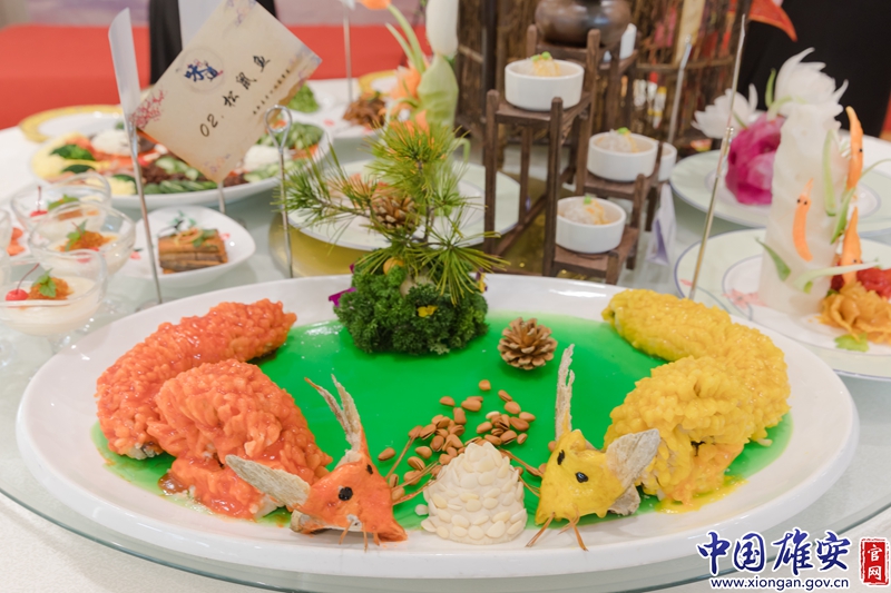 由草鱼制作而成的松鼠鱼趣味盎然、外焦里嫩。中国雄安官网陈凯昆 摄