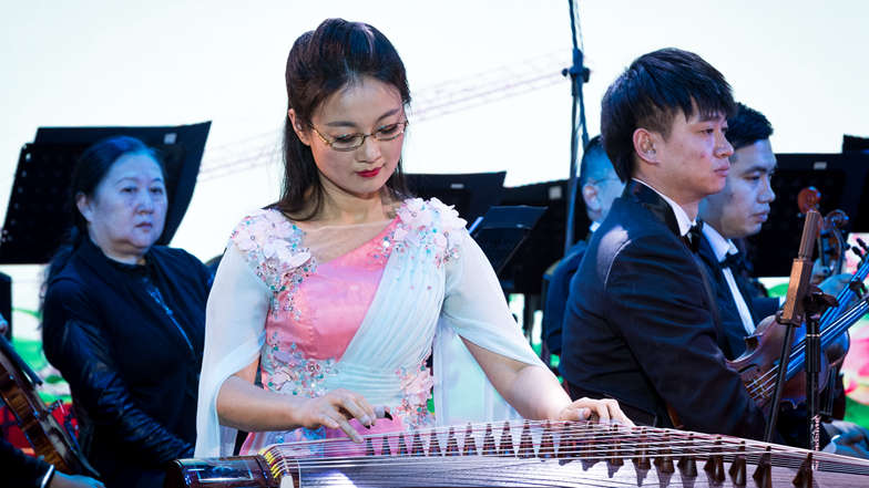 古筝合奏《渔舟唱晚》