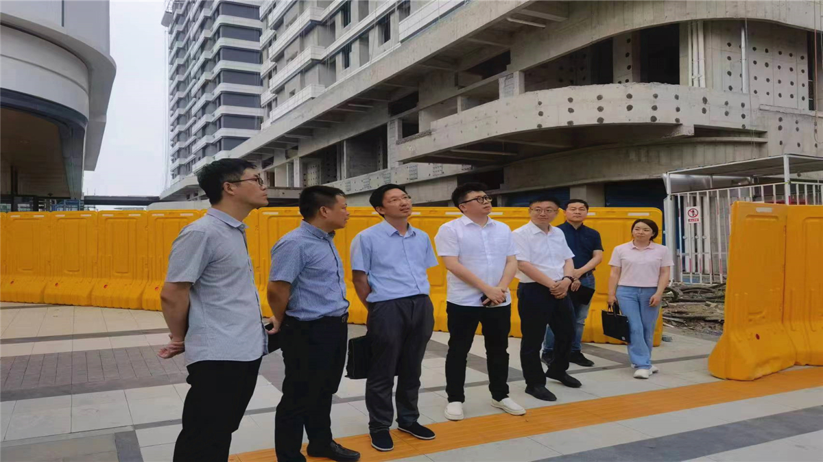 雄安新区自然资源和规划局党员干部就重点项目进行调研