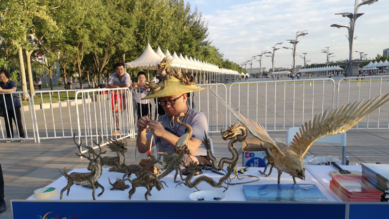 雄安传统技艺亮相“这么近，那么美，周末游河北”主题宣传活动