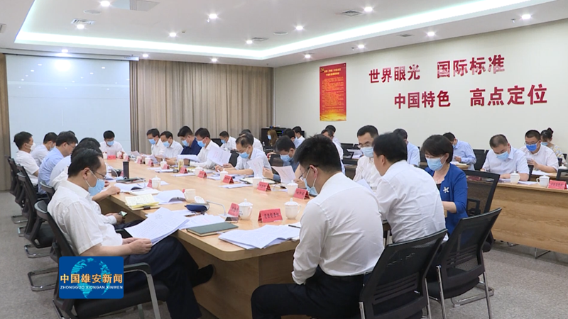 视频丨雄安新区召开党工委委员（扩大）会议