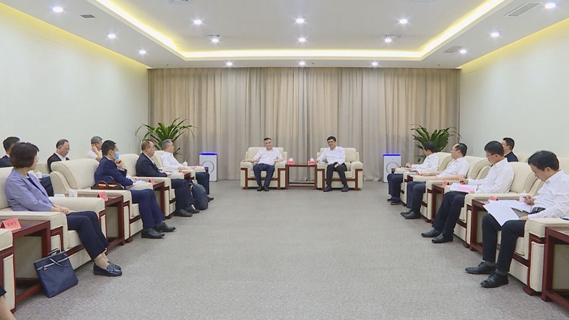 视频丨陈刚与中国银行行长王江一行举行工作座谈