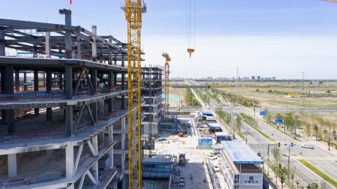 看建雄安丨雄安自贸试验区综合管理服务中心项目主体结构封顶