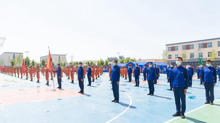 内蒙古自治区和河北森林消防总队指战员进驻雄安新区