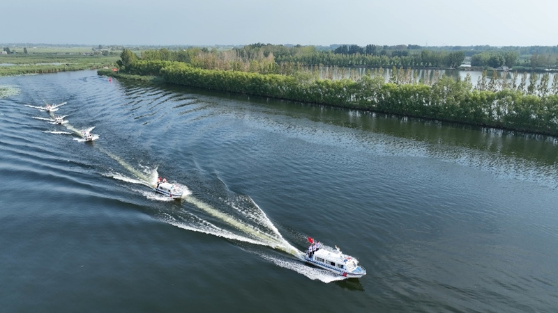 荷塘苇海秋点兵！雄安新区组织开展2022年内河水上搜救综合应急救援演练活动