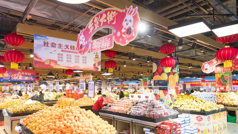 假期最后一天：年味儿依旧