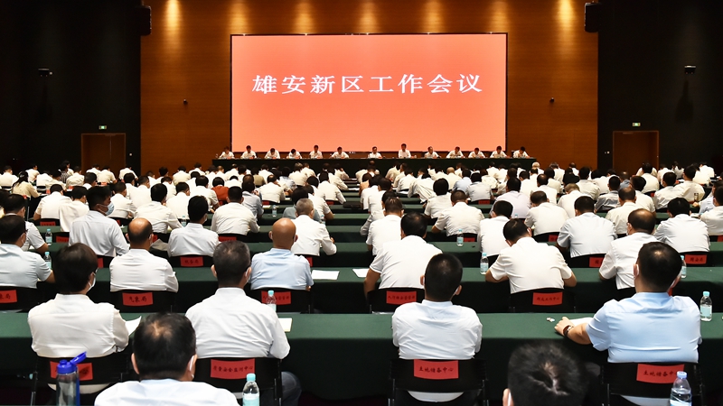 雄安新区召开工作会议