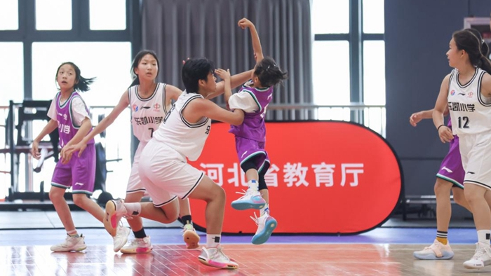 雄安新区安新县沈南小学荣获2022-2023年中国小学生篮球联赛河北赛区U12女子组亚军