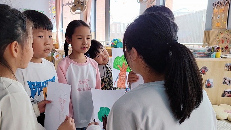 雄东银帆幼儿园创建儿童友好城市活动