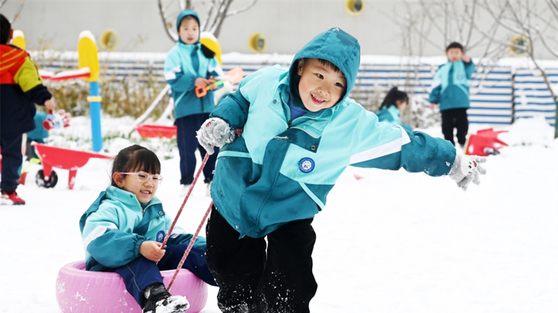 组图丨雪后雄安分外妖娆