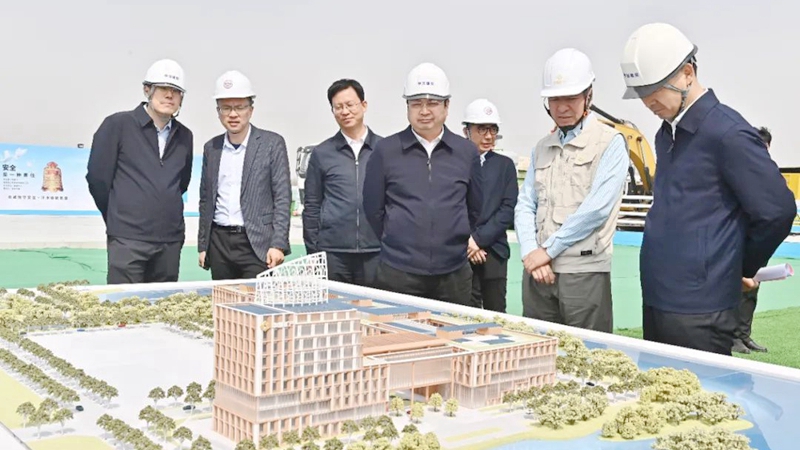 中国矿产资源集团雄安总部项目开工建设 张国华、姚林出席开工动员活动