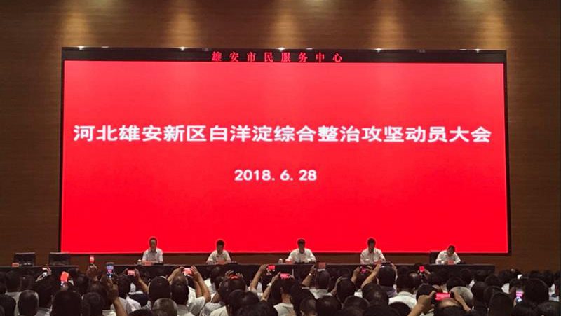 【视频】陈刚：坚决打赢白洋淀生态环境保护攻坚战