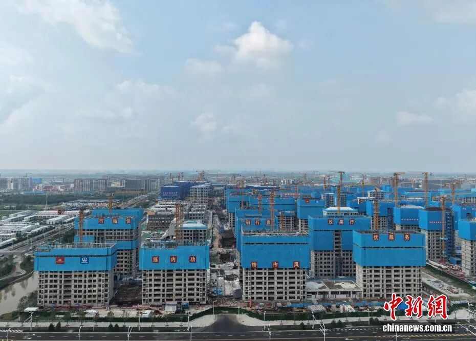 近日拍摄的雄安新区启动区(杨亚文摄).jpg