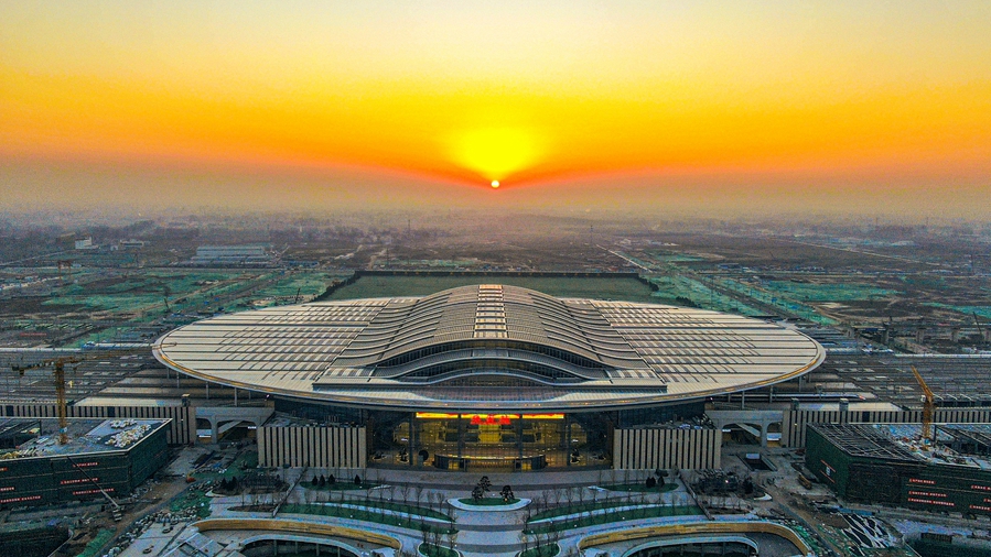 这是雄安2021年的第一缕阳光!