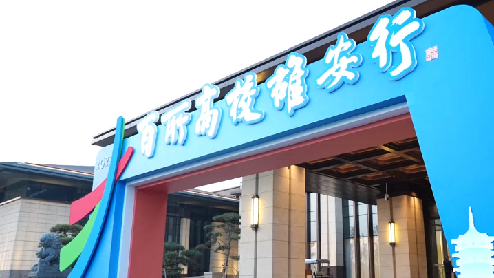 百所高校雄安行：雄安路网体系仍在搭建之中