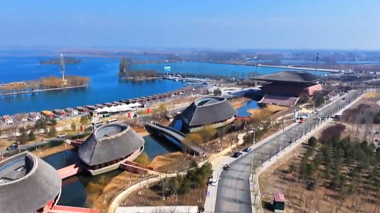 雄安新区：初春白洋淀 美如画卷