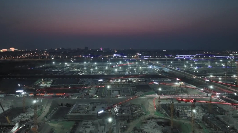 航拍视角看雄安新区的&ldquo;地上银河&rdquo;